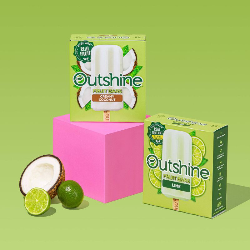 slide 7 of 13, Outshine Coconut Frozen Fruit Bar - 6ct, 6 ct