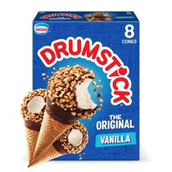 Nestle Drumstick Vanilla Ice Cream Cone - 8ct