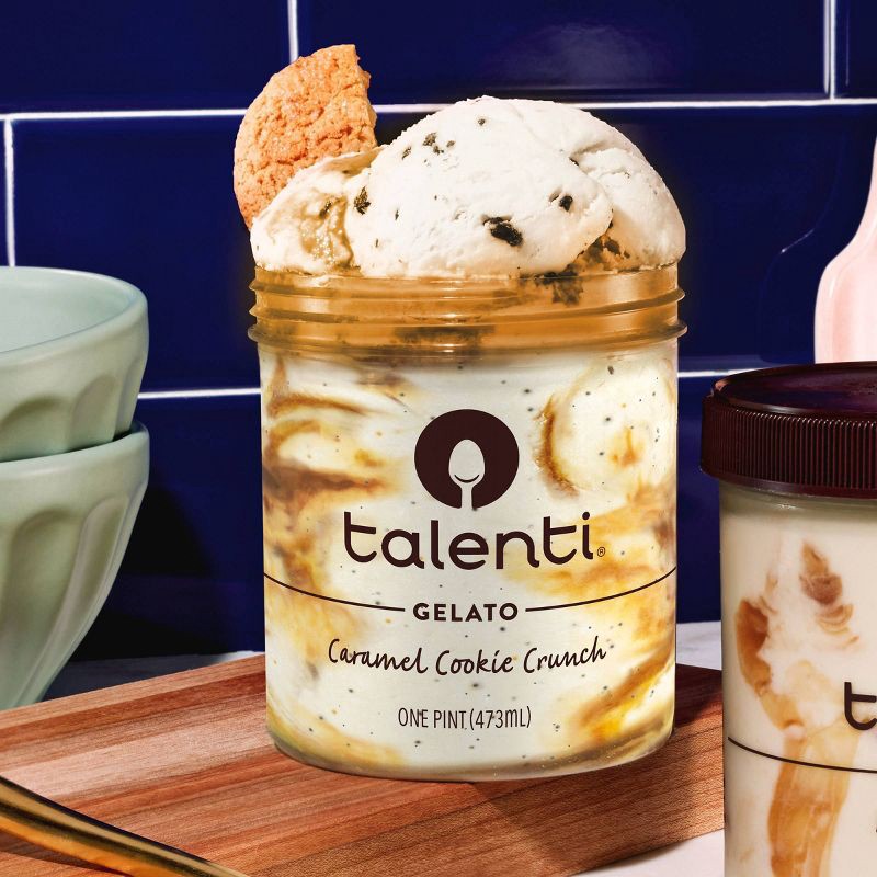 slide 2 of 8, Talenti Caramel Cookie Crunch Gelato - 16oz, 16 oz