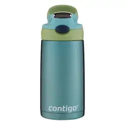 Contigo Kids Stainless Steel Water Bottle with Redesigned AUTOSPOUT Straw, Painted Ocean
