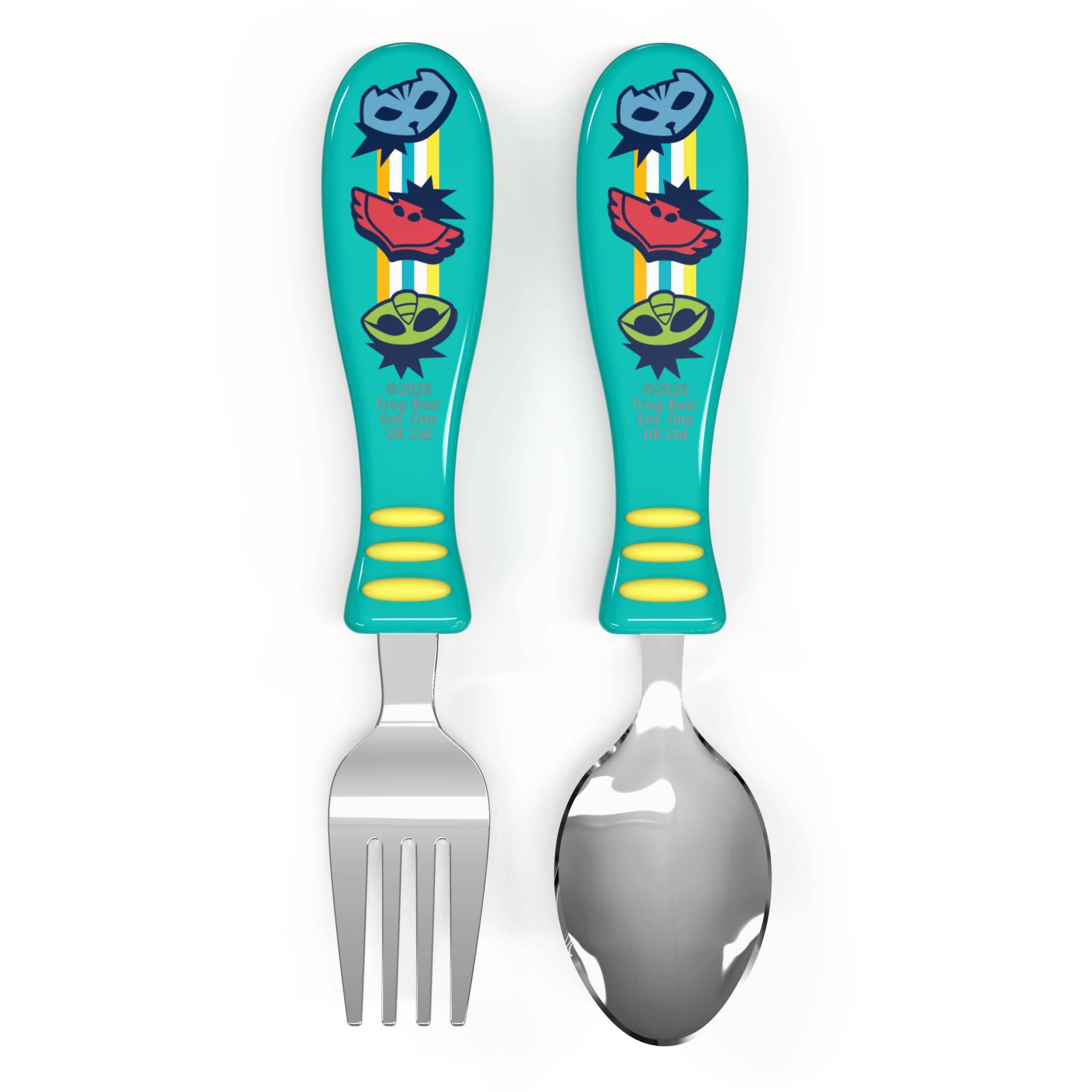 slide 1 of 3, PJ Masks Kids Silverware Set Blue/Red - Zak Designs, 2 ct