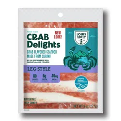 Louis Kemp Crab Delights Imitation Crab Leg Style - 8oz
