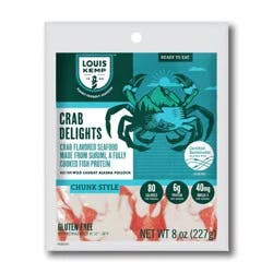 Louis Kemp Crab Delights Imitation Crab Chunk Style - 8oz
