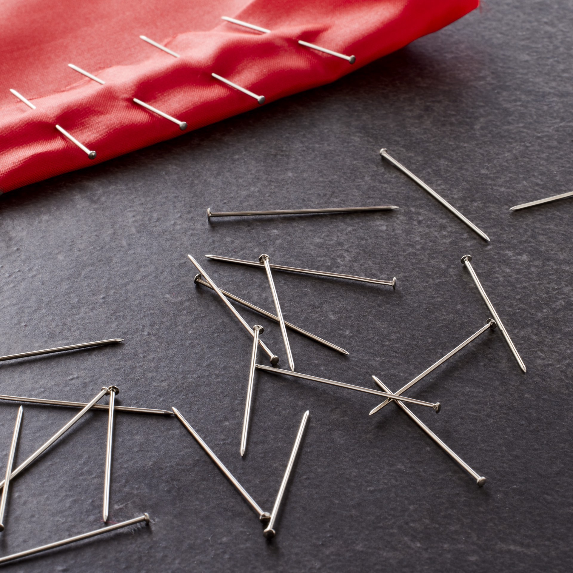 slide 2 of 3, Loops & Threads Silk Pins, 1.25 in