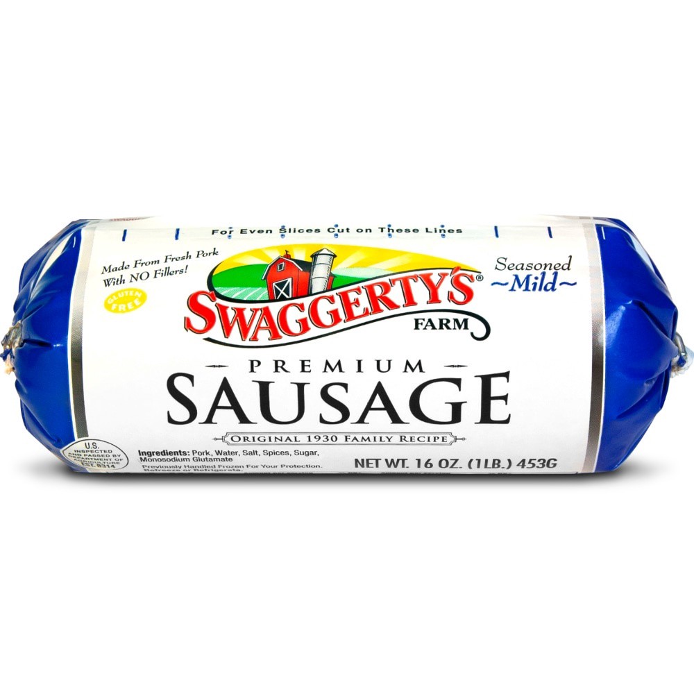 slide 1 of 6, Swaggerty's Farm Swaggerty Mild Roll Sausage, 16 oz
