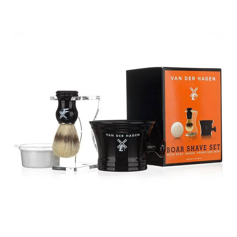 slide 2 of 8, Van der Hagen Premium 4 Piece Shave Gift Set, 4 ct