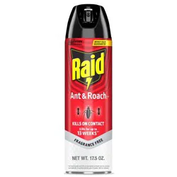 Raid Ant and Roach Killer Indoor Bug Spray - Fragrance Free - 17.5oz