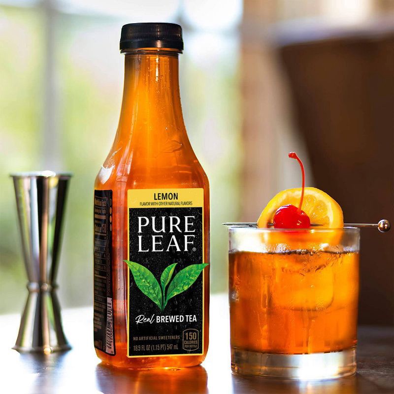 slide 4 of 4, PURE LEAF RTD Pure Leaf Lemon Iced Tea - 18.5 fl oz Bottle, 18.5 fl oz