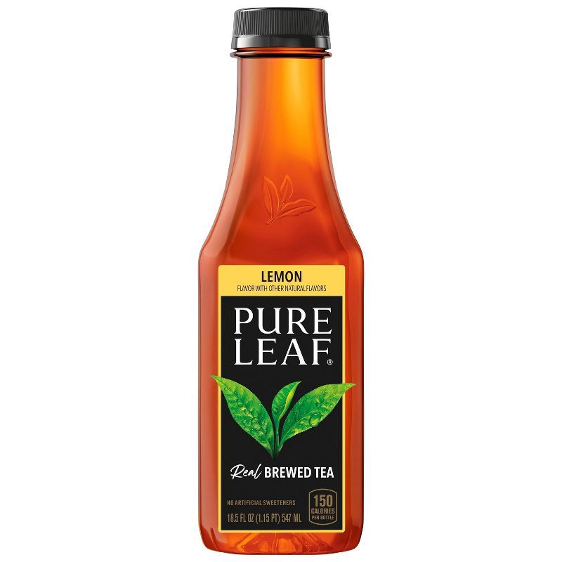 slide 1 of 4, PURE LEAF RTD Pure Leaf Lemon Iced Tea - 18.5 fl oz Bottle, 18.5 fl oz