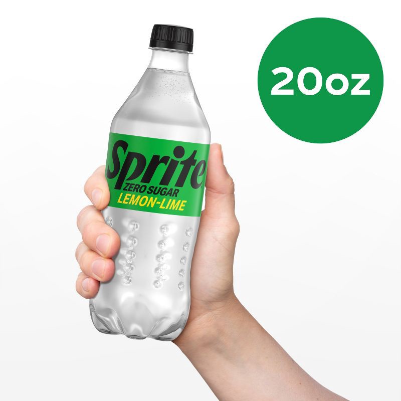 slide 6 of 6, Sprite Zero - 20 fl oz Bottle, 20 fl oz