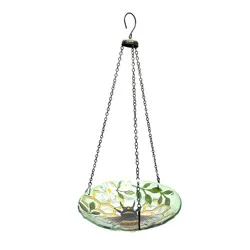 HD Designs Outdoors Bee Hanging Birdbath, 10 in