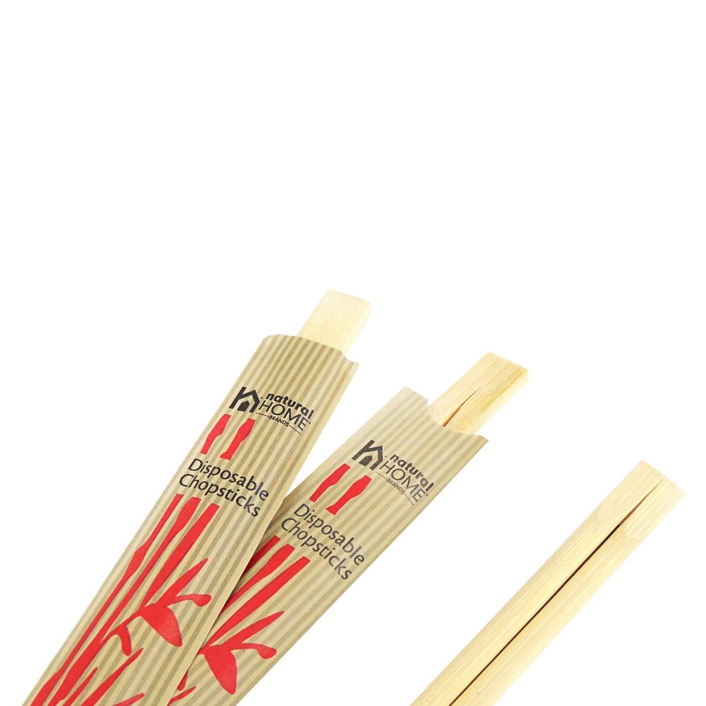 slide 2 of 5, Natural Home Disposable Chopsticks Brown, 20 ct