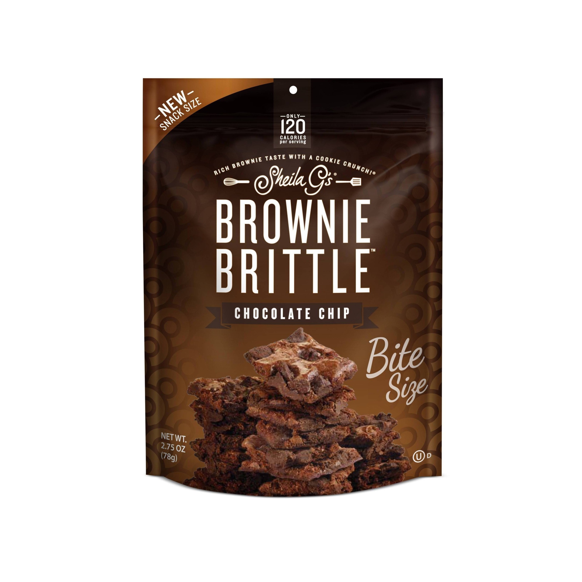slide 1 of 4, Sheila G's Chocolate Chip Brownie Brittle, 2.75 oz