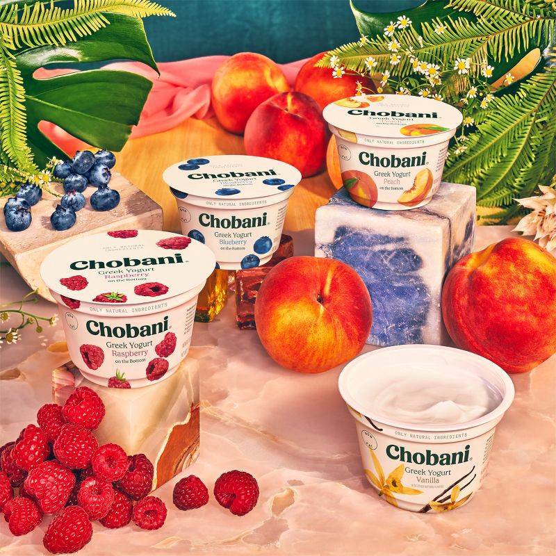 slide 4 of 7, Chobani Vanilla Blended Non-Fat Greek Yogurt - 4ct/5.3oz Cups, 4 ct; 5.3 oz