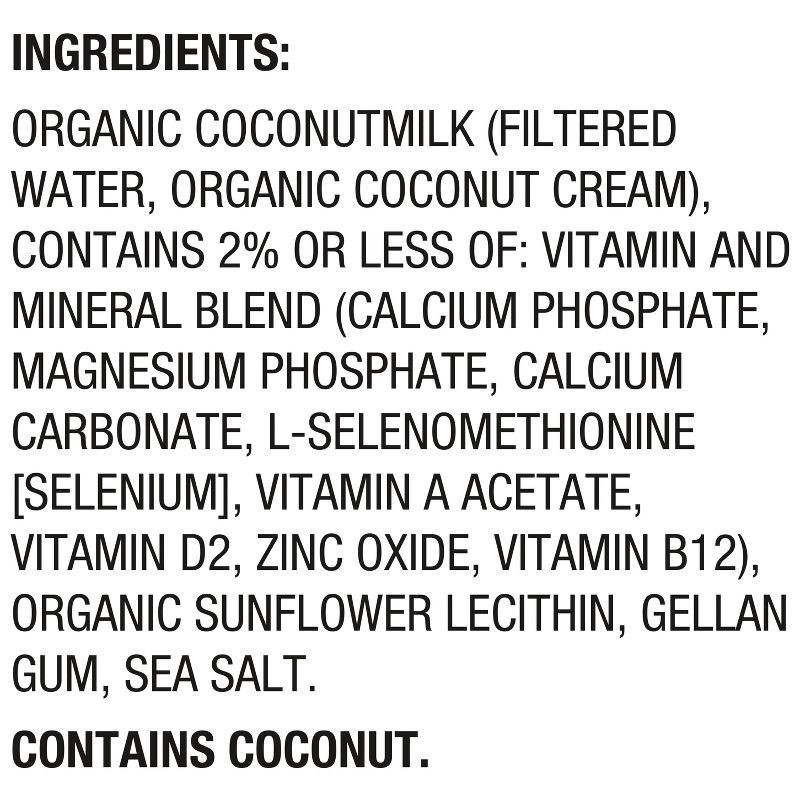 slide 8 of 11, So Delicious Organic Unsweetened Dairy-Free Coconutmilk - 0.5gal, 1/2 gal