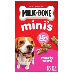Milk-Bone Crunchy Mini Original Beef Flavor Dog Treats - 15oz