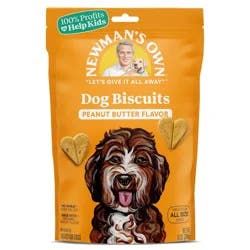 Newman's Own Peanut Butter Biscuits Dog Treat - 10oz