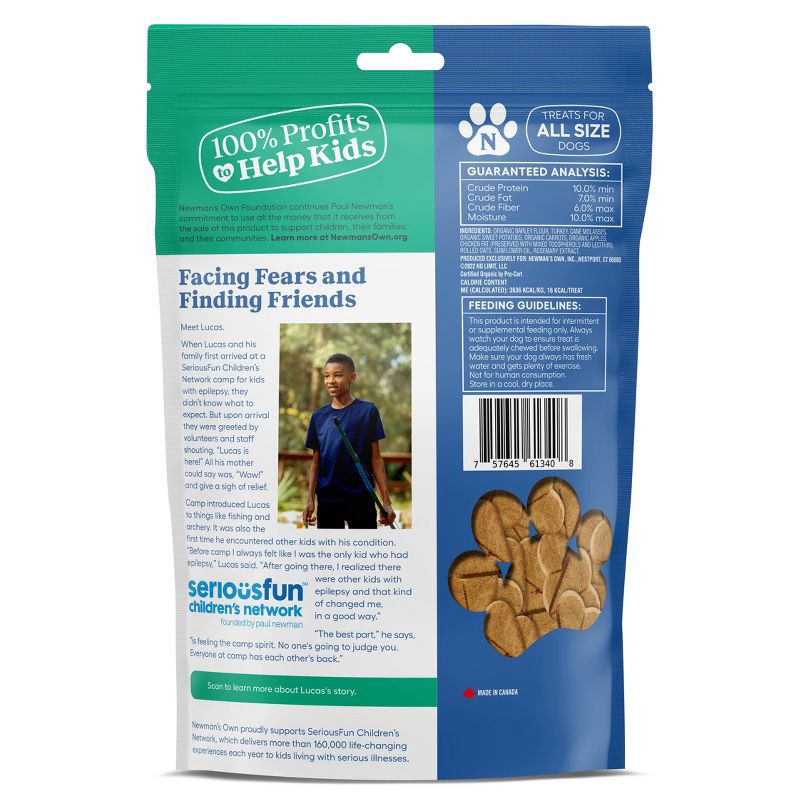 slide 2 of 4, Newman's Own Turkey & Sweet Potato Biscuits Dog Treat - 10oz, 10 oz