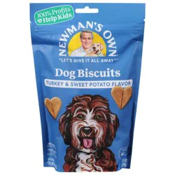 Newman's Own Turkey & Sweet Potato Biscuits Dog Treat - 10oz