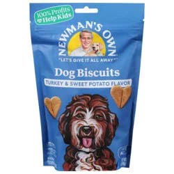 Newman's Own Turkey & Sweet Potato Biscuits Dog Treat - 10oz