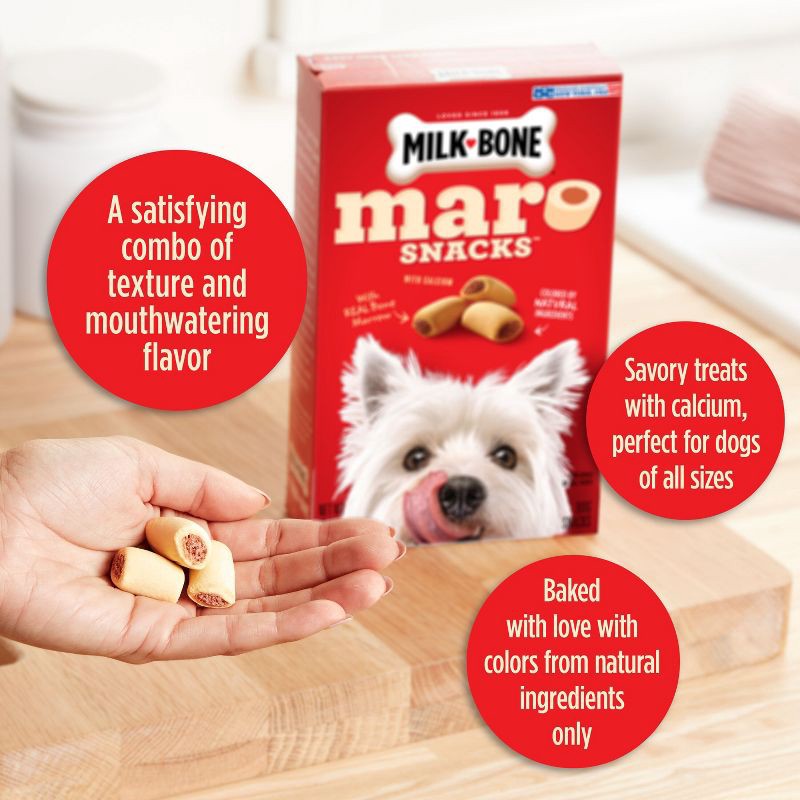 slide 3 of 5, Milk-Bone MaroSnacks with Real Bone Marrow Dog Treats - 15oz, 15 oz