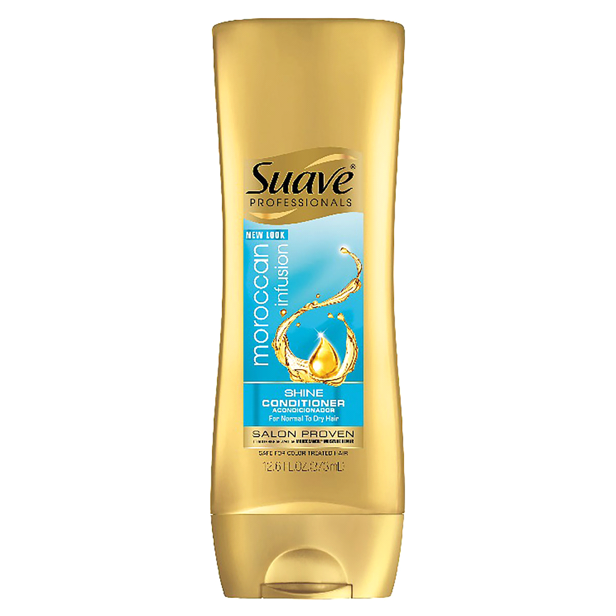 slide 4 of 8, Suave Professionals Shine Conditioner Moroccan Infusion For dull or dry hair Hair conditioner for long-lasting shine 12.6 oz, 12.6 oz