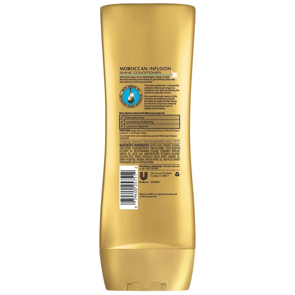 slide 8 of 8, Suave Professionals Shine Conditioner Moroccan Infusion For dull or dry hair Hair conditioner for long-lasting shine 12.6 oz, 12.6 oz