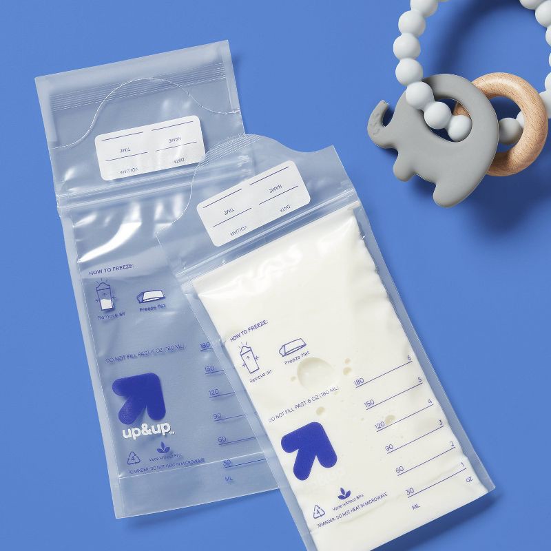 slide 2 of 4, Breast Milk Storage Bags - 100ct - up&up™, 100 ct
