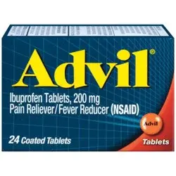 Advil Pain Reliever/Fever Reducer Tablets - Ibuprofen (NSAID) - 24ct