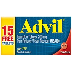 Advil Pain Reliever/Fever Reducer Tablets - Ibuprofen (NSAID) - 100ct