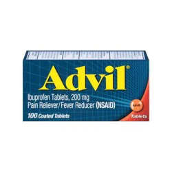 Advil Pain Reliever/Fever Reducer Tablets - Ibuprofen (NSAID) - 100ct