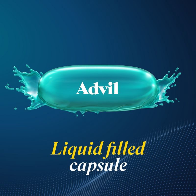 slide 9 of 9, Advil Liqui-Gels Pain Reliever/Fever Reducer Liquid Filled Capsules - Ibuprofen (NSAID) - 80ct, 80 ct