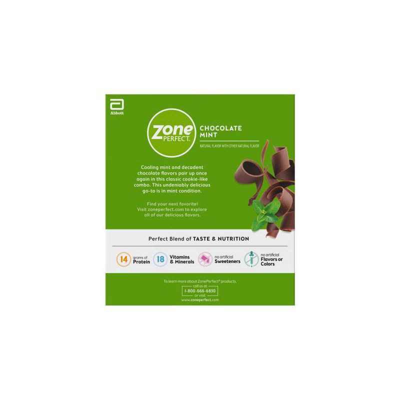 slide 2 of 7, Zone Perfect ZonePerfect Protein Bar Chocolate Mint - 10 ct/17.6oz, 10 ct, 17.6 oz