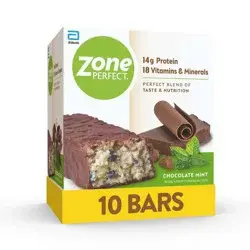 Zone Perfect ZonePerfect Protein Bar Chocolate Mint - 10 ct/17.6oz