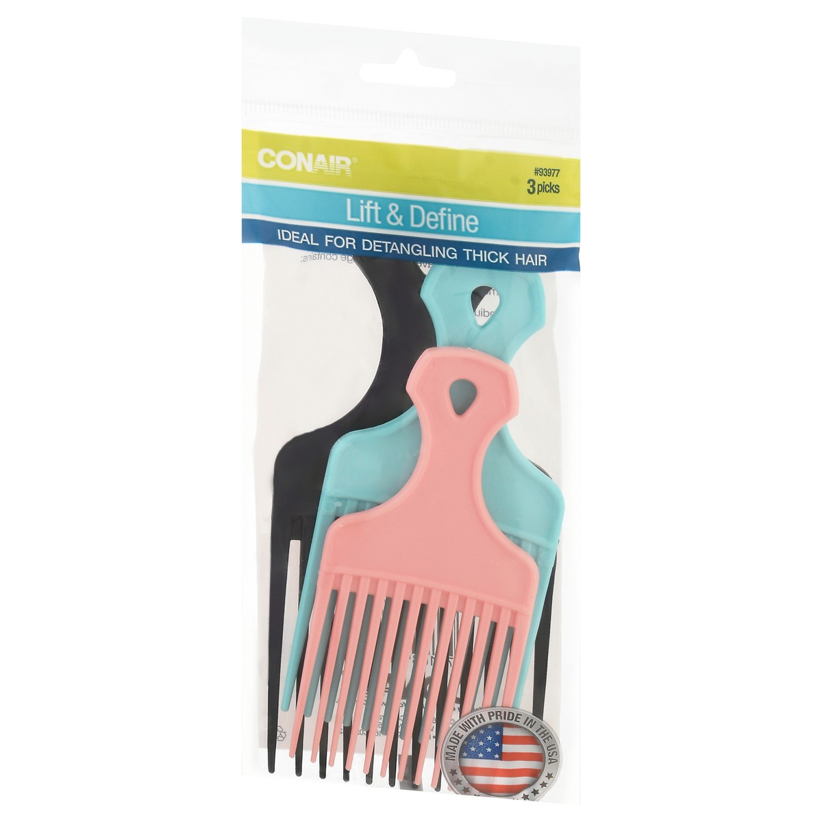 slide 8 of 9, Conair Hair Picks, 3 ct