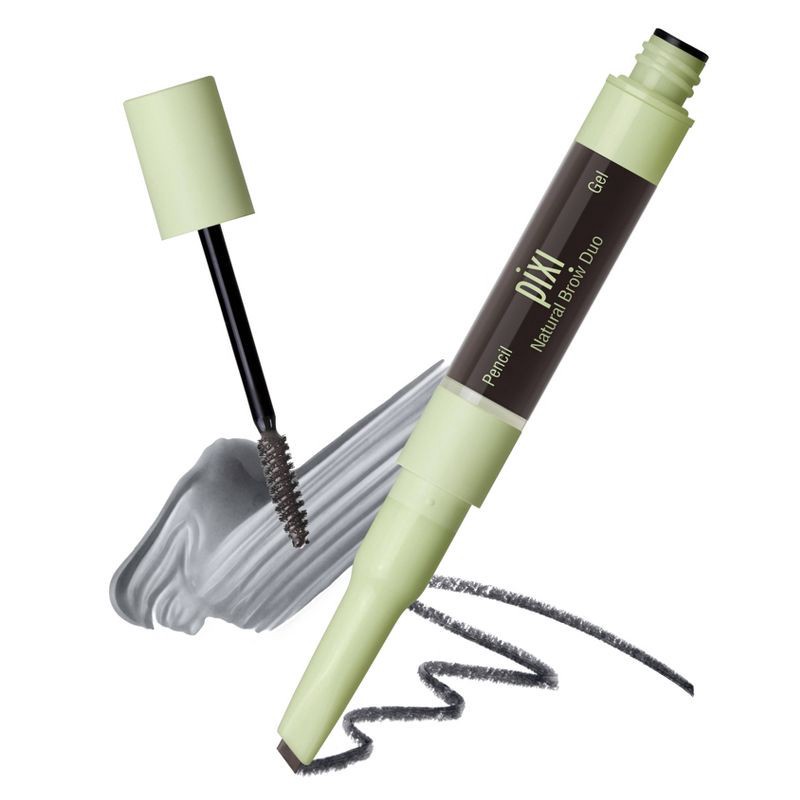 slide 3 of 4, Pixi By Petra Natural Brow Duo - Soft Black - 0.087 fl oz, 0.087 fl oz