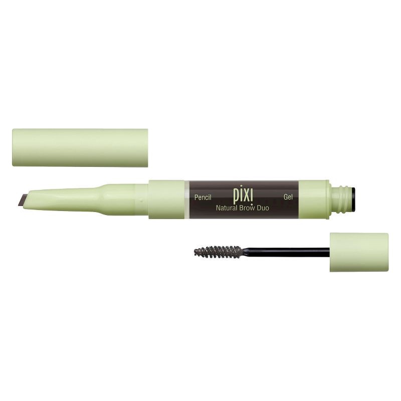 slide 1 of 4, Pixi By Petra Natural Brow Duo - Soft Black - 0.087 fl oz, 0.087 fl oz