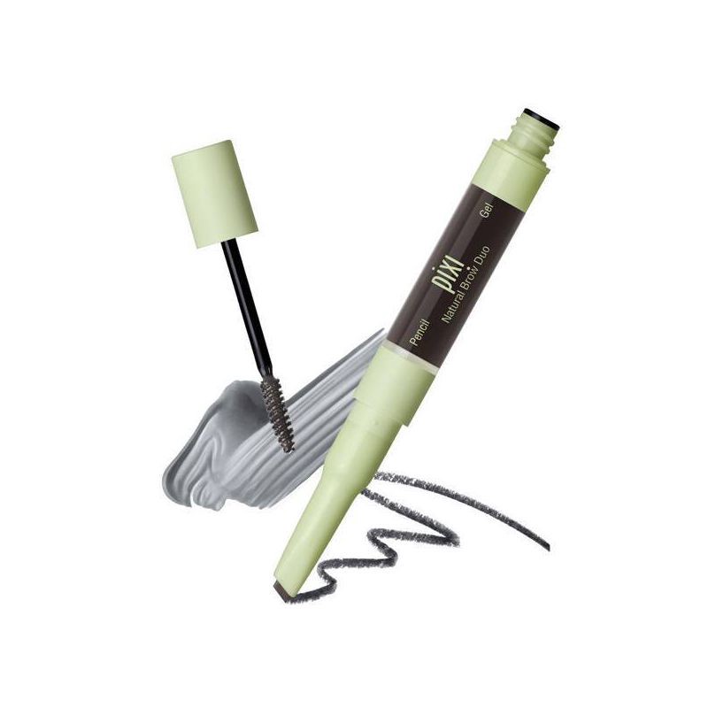 slide 5 of 5, Pixi By Petra Natural Brow Duo - Deep Brunette - 0.087 fl oz, 0.087 fl oz