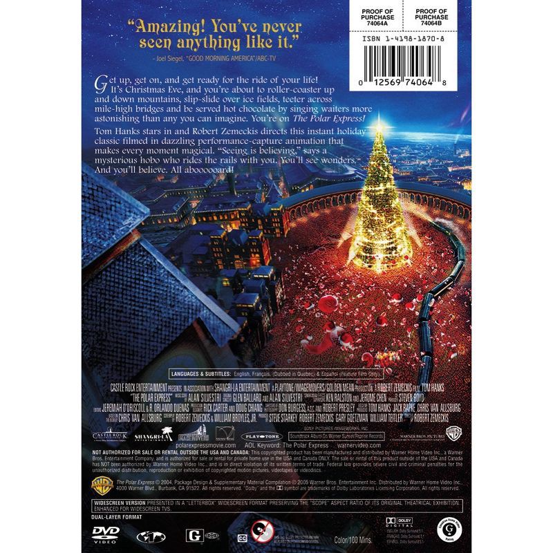 slide 3 of 3, Warner Home Video The Polar Express (DVD), 1 ct