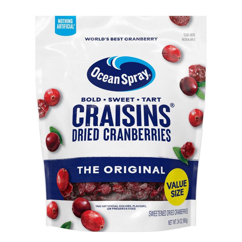 slide 2 of 15, Ocean Spray Dried Cranberries Value Pack - 24oz, 24 oz