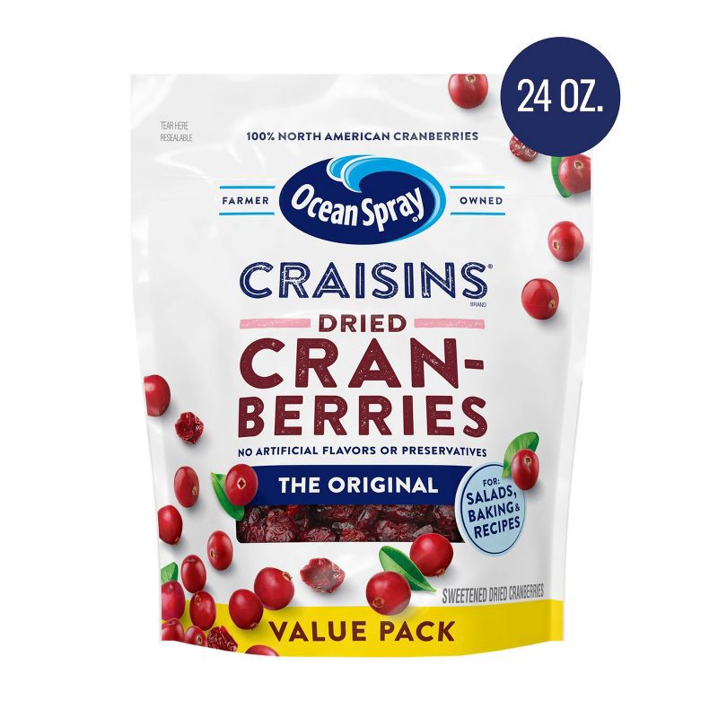 slide 3 of 14, Ocean Spray Dried Cranberries Value Pack - 24oz, 24 oz