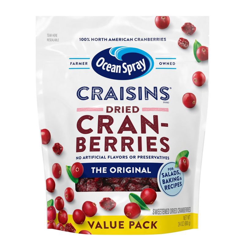 slide 1 of 14, Ocean Spray Dried Cranberries Value Pack - 24oz, 24 oz