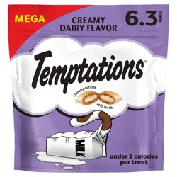 Temptations Classic Creamy Milk Dairy Flavor Crunchy Cat Treats - 6.35oz