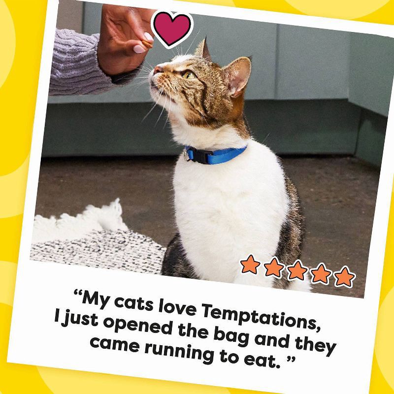 slide 5 of 9, Temptations Classic Turkey Crunchy Adult Cat Treats - 6.3oz, 6.3 oz