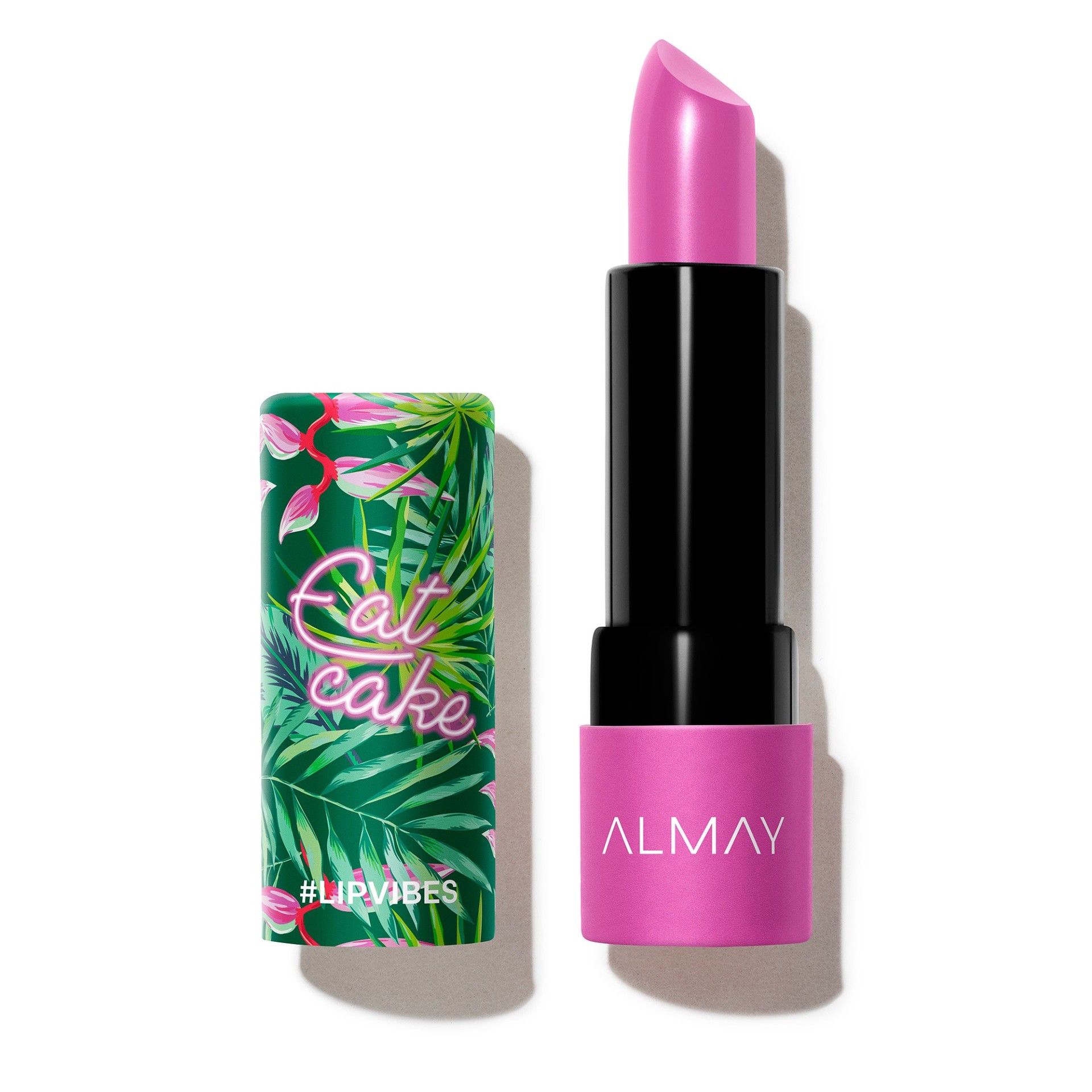 slide 1 of 3, Almay Lip Vibes Matte Lipstick, Eat Cake, 0.14 oz