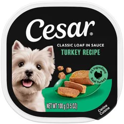 Cesar Classic Loaf in Sauce Turkey and Gravy Flavor Small Breed Wet Dog Food - 3.5oz