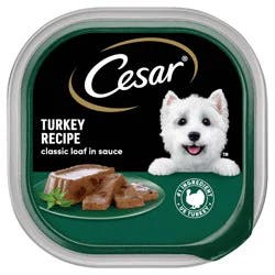 Cesar Classic Loaf in Sauce Turkey and Gravy Flavor Small Breed Wet Dog Food - 3.5oz