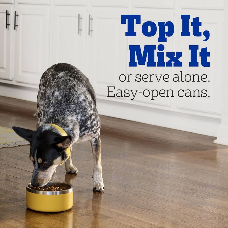 slide 5 of 10, Pedigree Beef, Bacon and Cheese Flavor Chopped Ground Dinner Wet Dog Food - 22oz, 22 oz