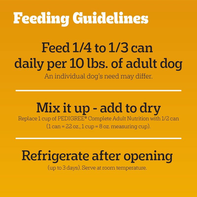 slide 10 of 10, Pedigree Beef, Bacon and Cheese Flavor Chopped Ground Dinner Wet Dog Food - 22oz, 22 oz
