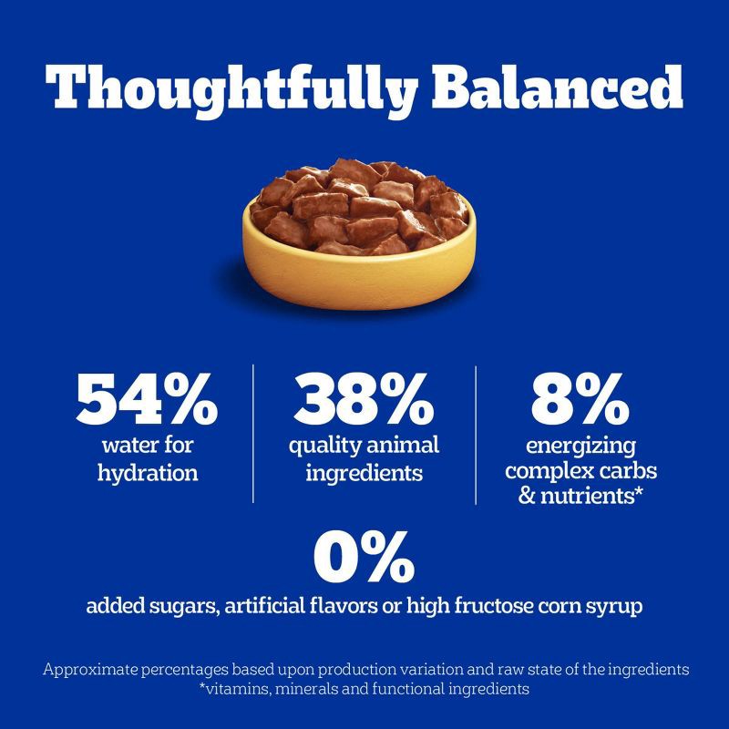 slide 6 of 10, Pedigree Beef Flavor Choice Cuts in Gravy Wet Dog Food - 22oz, 22 oz